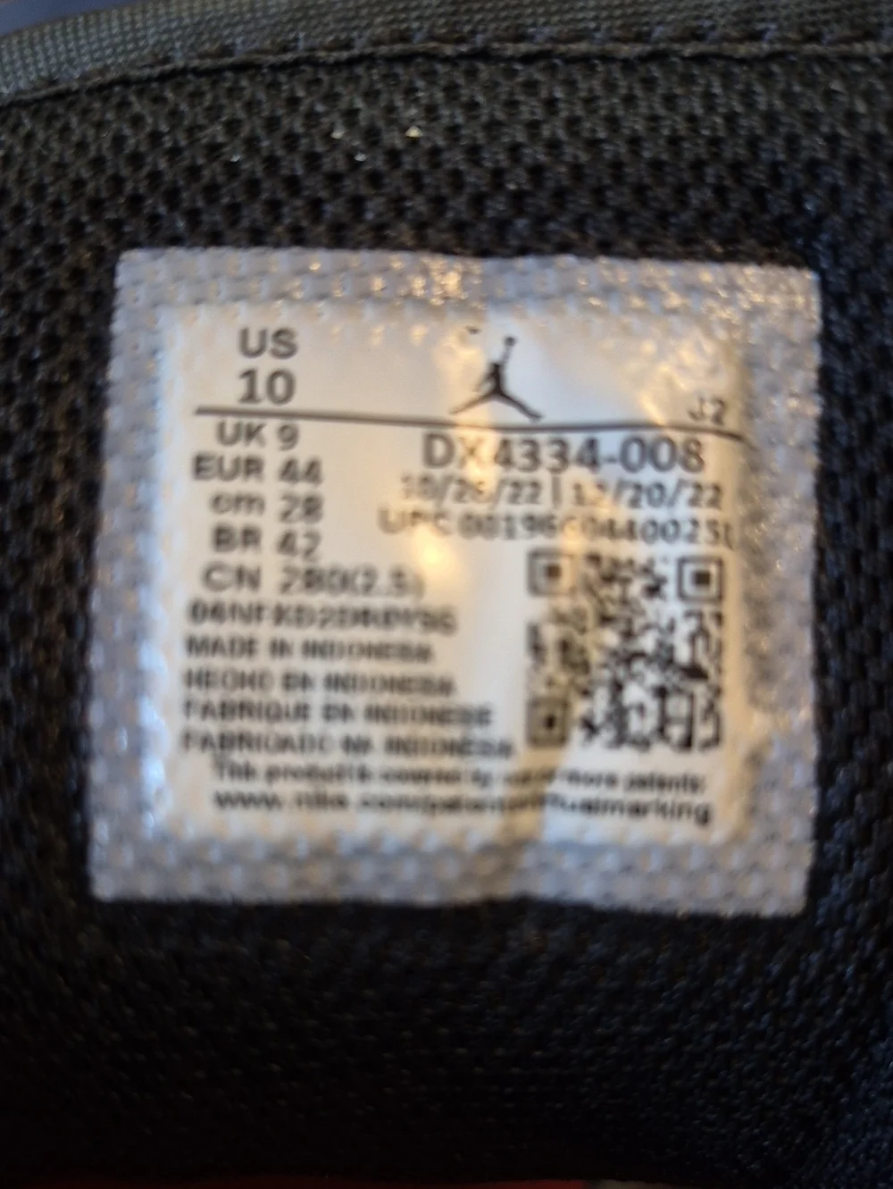AirJordan1 introduced in1985 as Michael Jordan's signature BB Shoe.sz.10(#3025D)